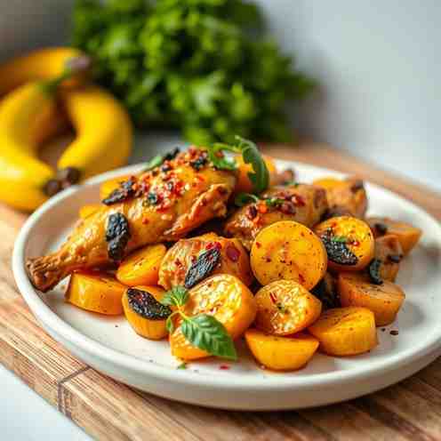 Poulet DG - Easy Chicken & Plantain Recipe